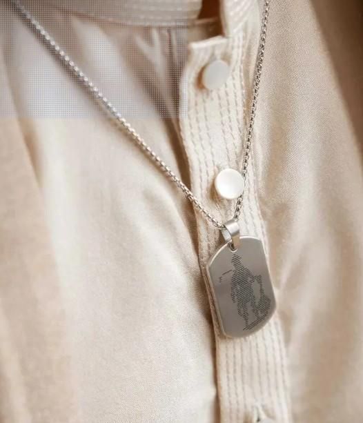 Hanuman Chalisha Pendant with Chain